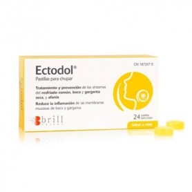 Ectodol pastillas para chupar sabor miel 24 unidades