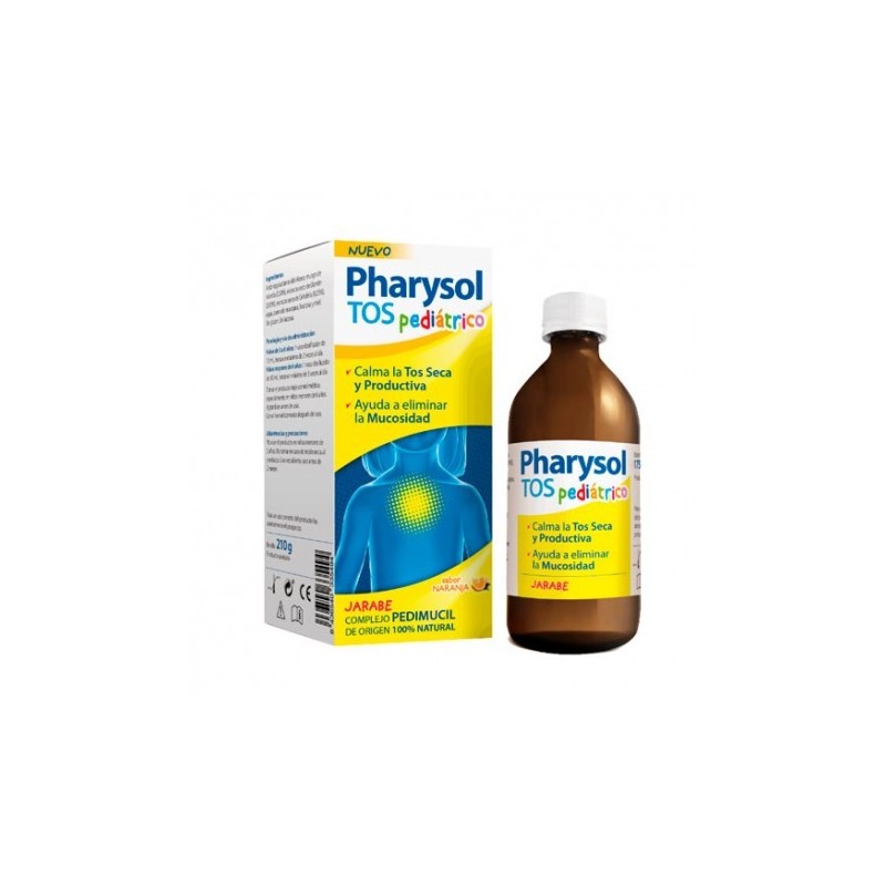 Pharysoltos pediátrico naranja 175ml Reva-Health