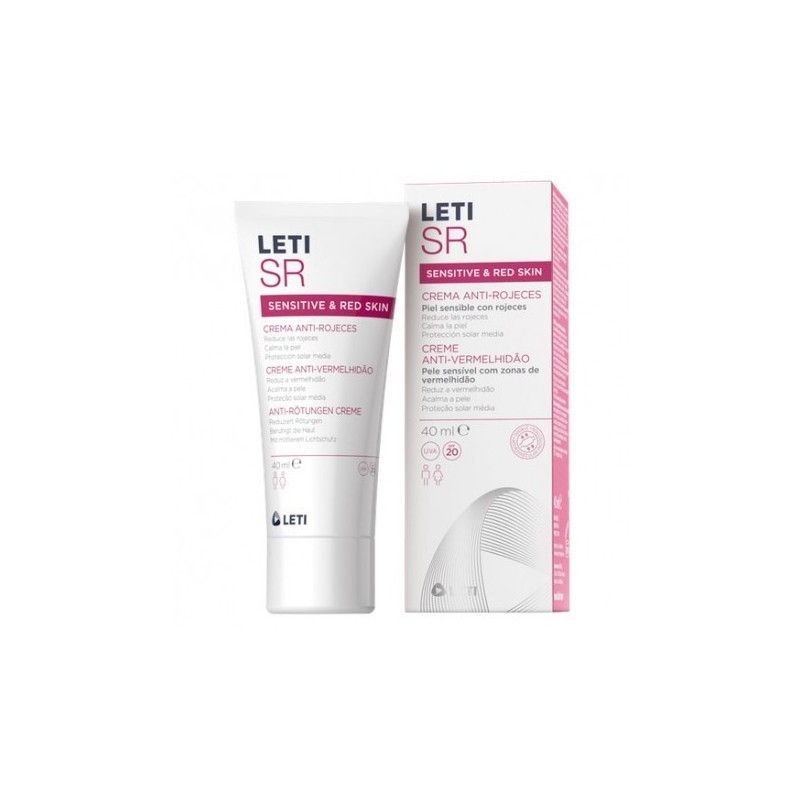 Leti sr crema anti-rojeces spf 20 40ml Leti