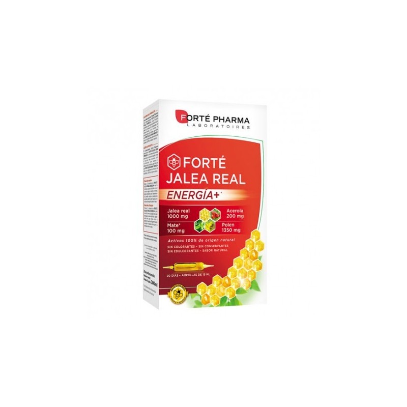 Forté pharma jalea real energía+ 20 ampollas Forté Pharma