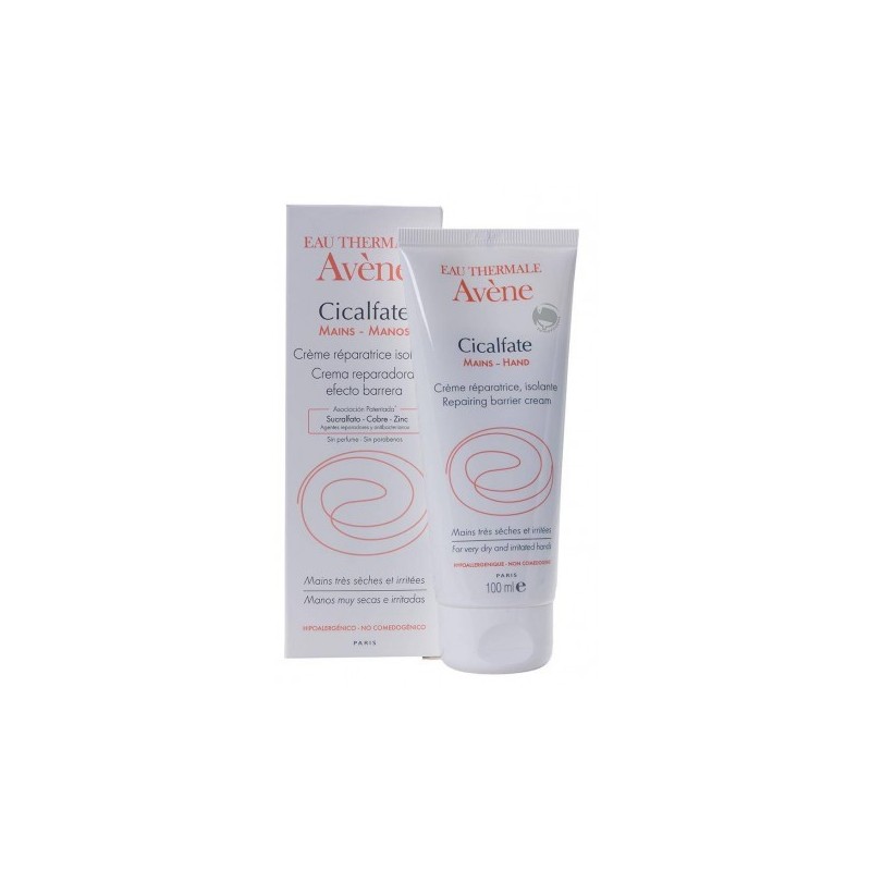 Avene cicalfate crema de manos reparadora efecto barrera 100 ml. Avène