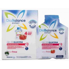Diabalance expert gel glucosa absorcion rapida 4 sobres fresa
