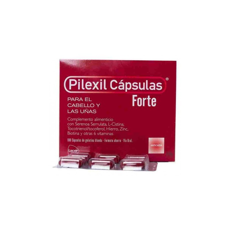 Pilexil capsulas forte cabello y uñas 100 caps