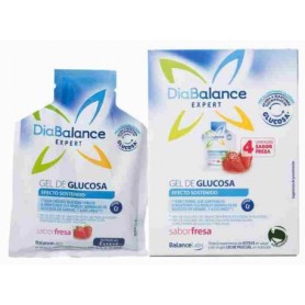 Diabalance expert gel glucosa efecto sostenido 4 sobres fresa