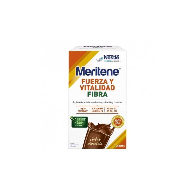 Meritene fibra chocolate 14 sobres