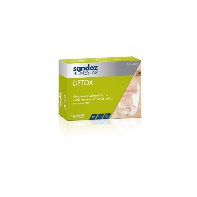 Sandoz bienestar detox 30 cápsulas Sandoz