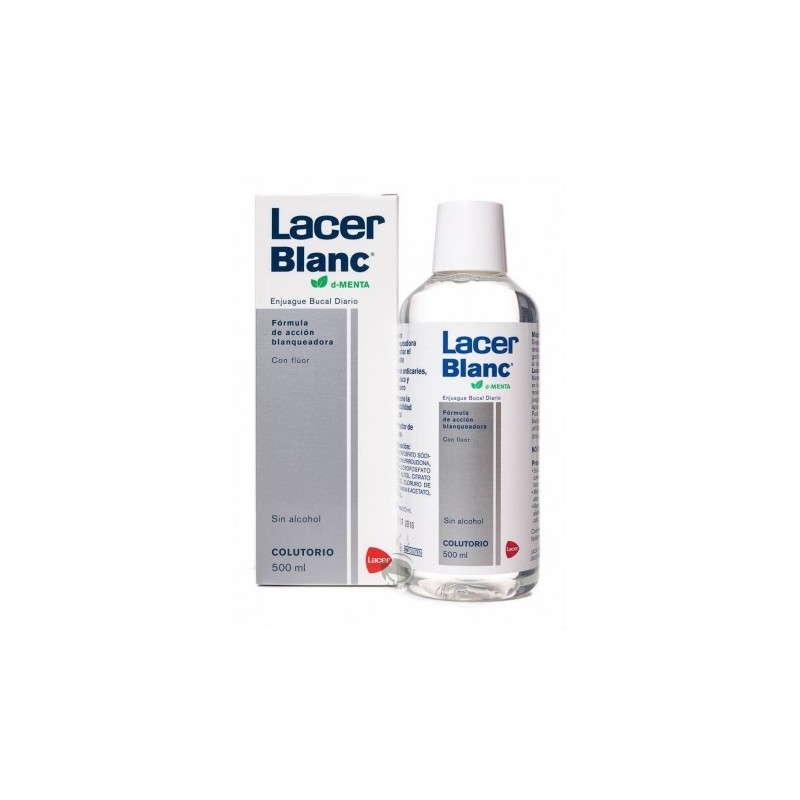 Lacerblanc d-menta colutorio accion blanqueadora 500 ml Lacer