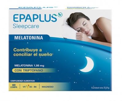 Epaplus Sleepcare con melatonina y triptofano