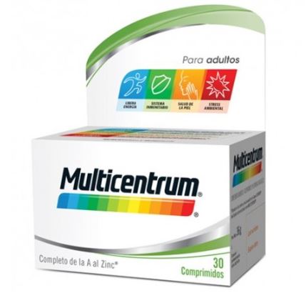 Multicentrum 30 comprimidos para el cansancio