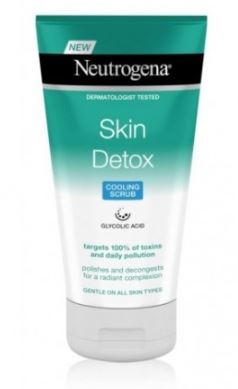 Neutrógena Skin Detox exfoliante en envase de 150 ml